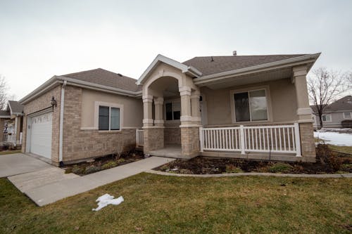 Brown Concrete House