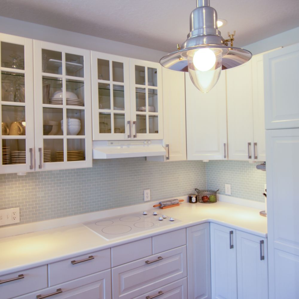 Kitchen Spraying in Church End — a freshly painted, spotless finish
