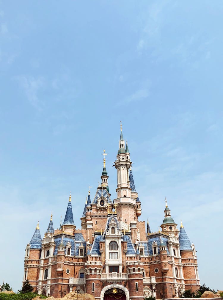 Disneyland Castle In Shanghai, China