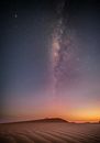 Desert Sands Under Starry Sky