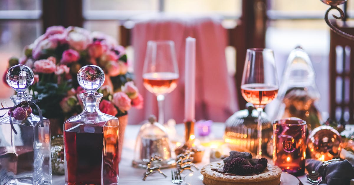 Beautifully served table for dinner