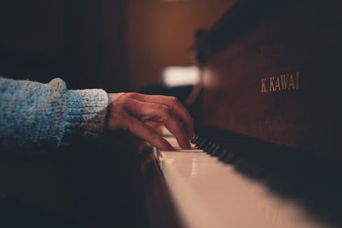 A Person Playing the Piano