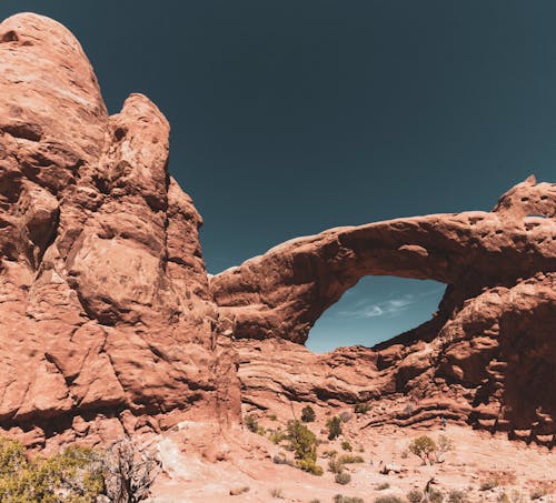 Natural Rock Formations in a Desert