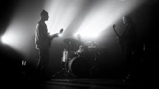 A Grayscale of a Band