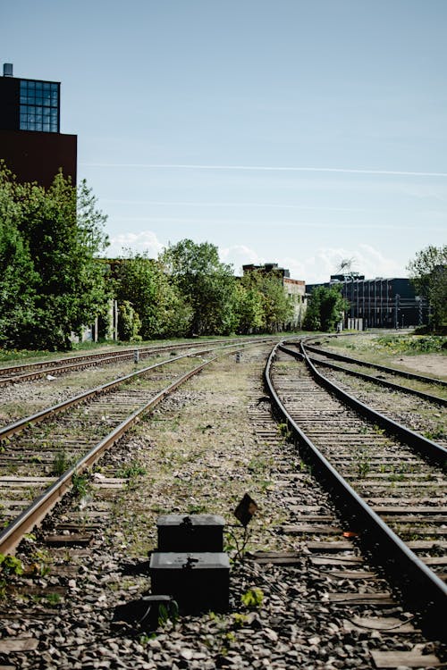 Free Photograph of Railway Lines Stock Photo
