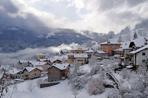 Snow Covered Town