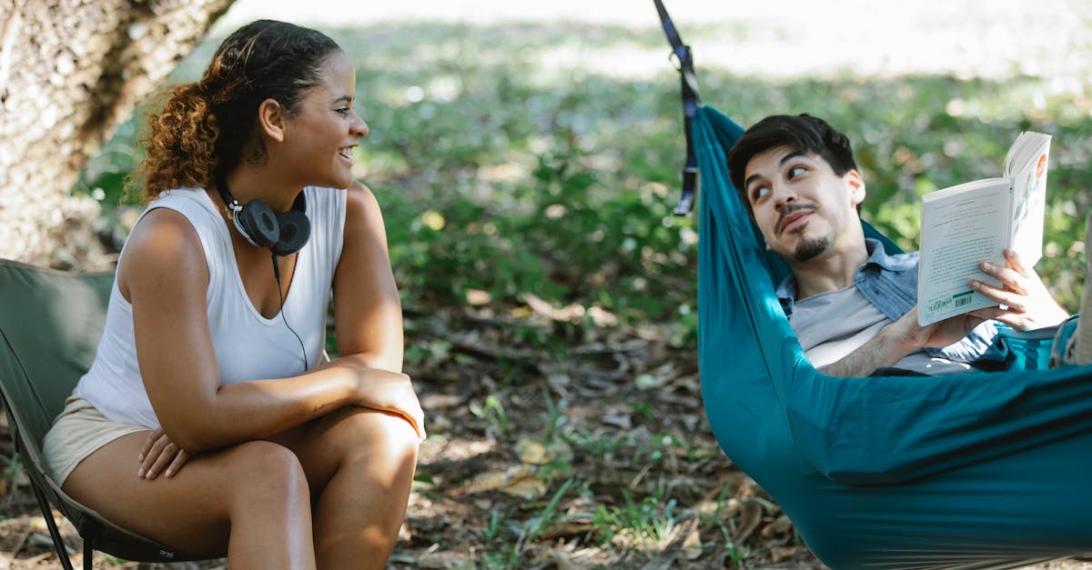 How to hang a hammock chair from a tree