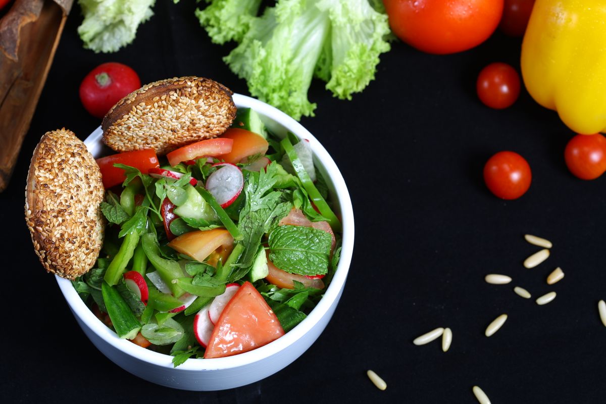 Fresh salad bowl