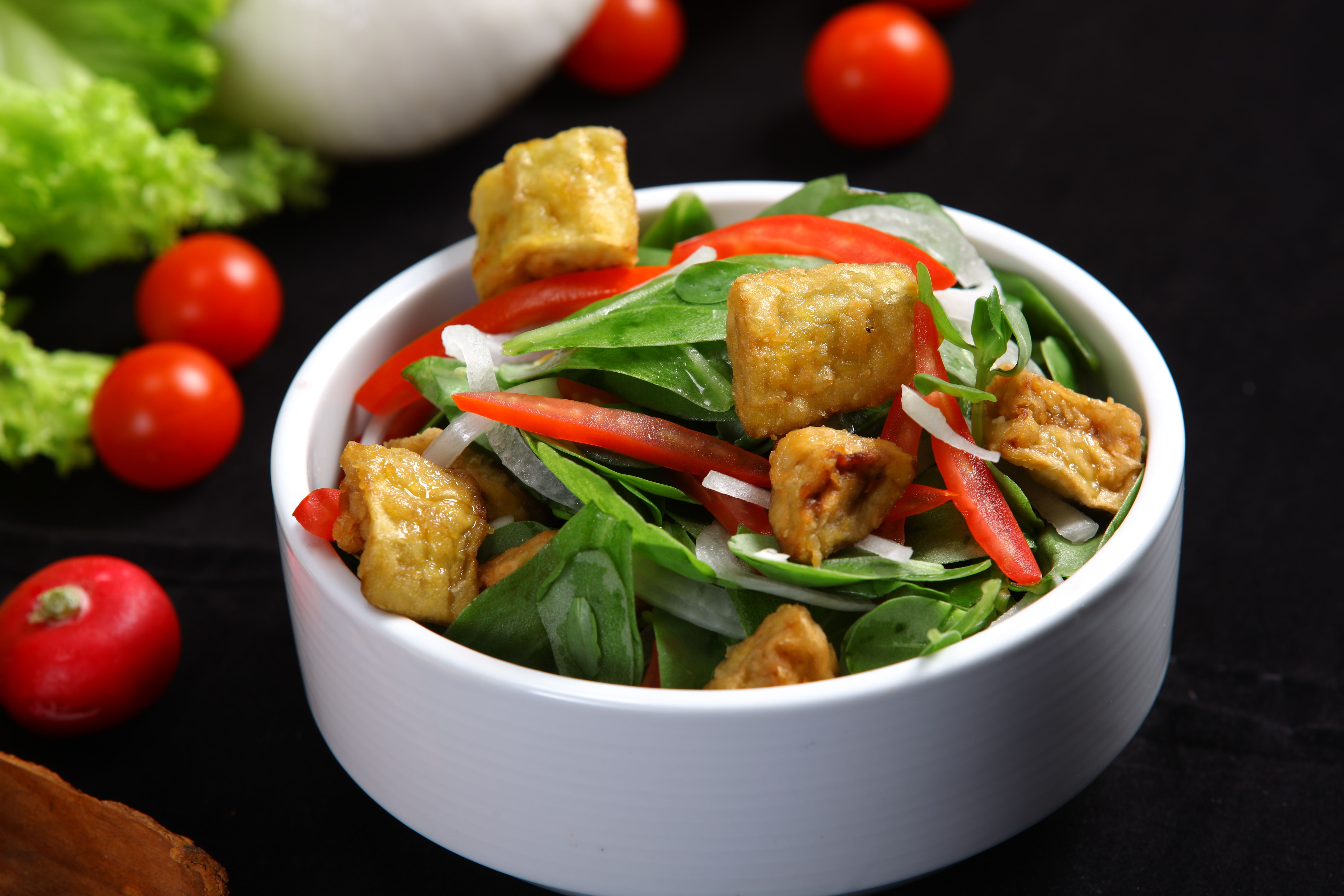 Tofu scramble with vegetables