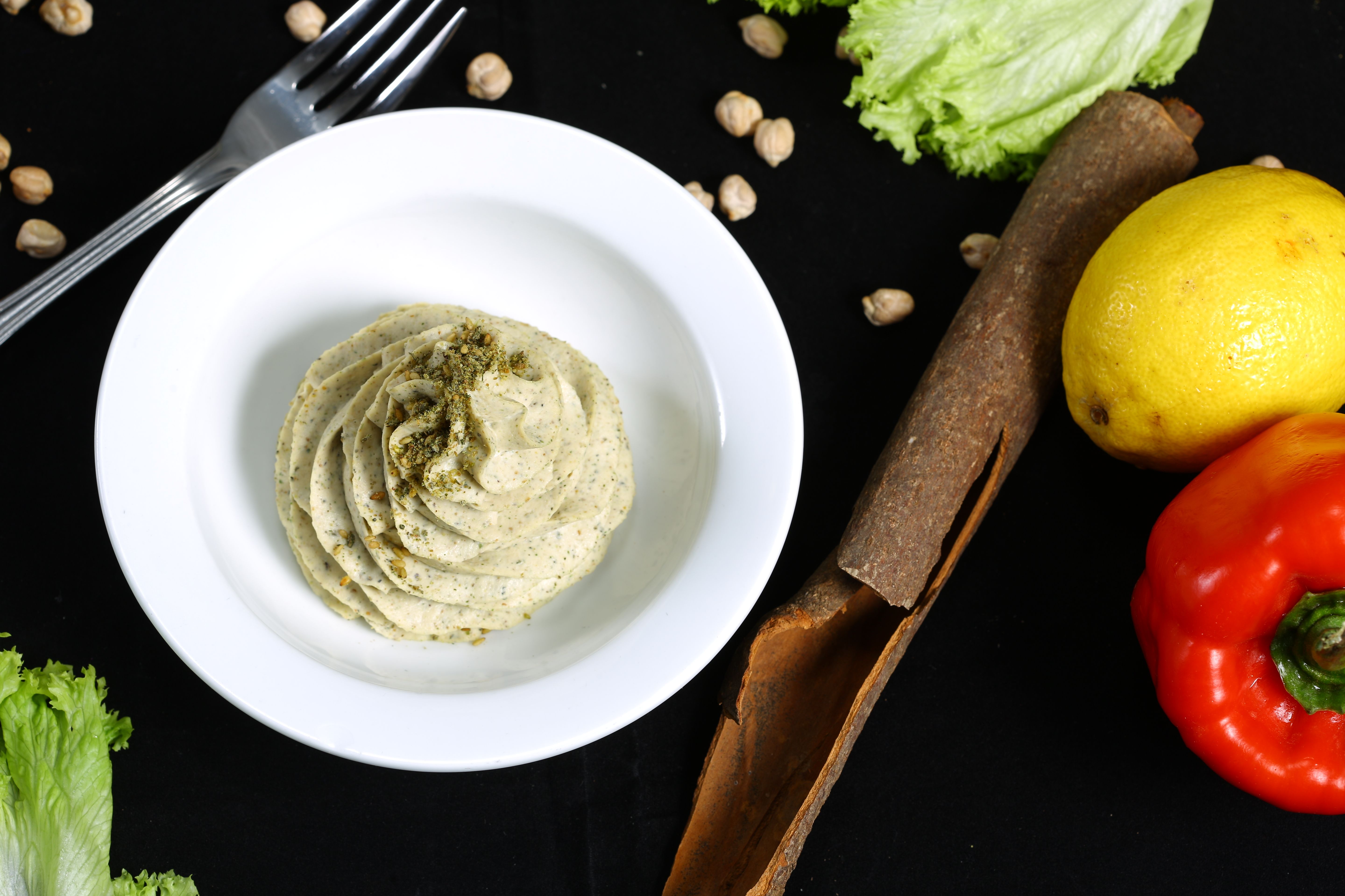 Charred Falafel with Charred Corn