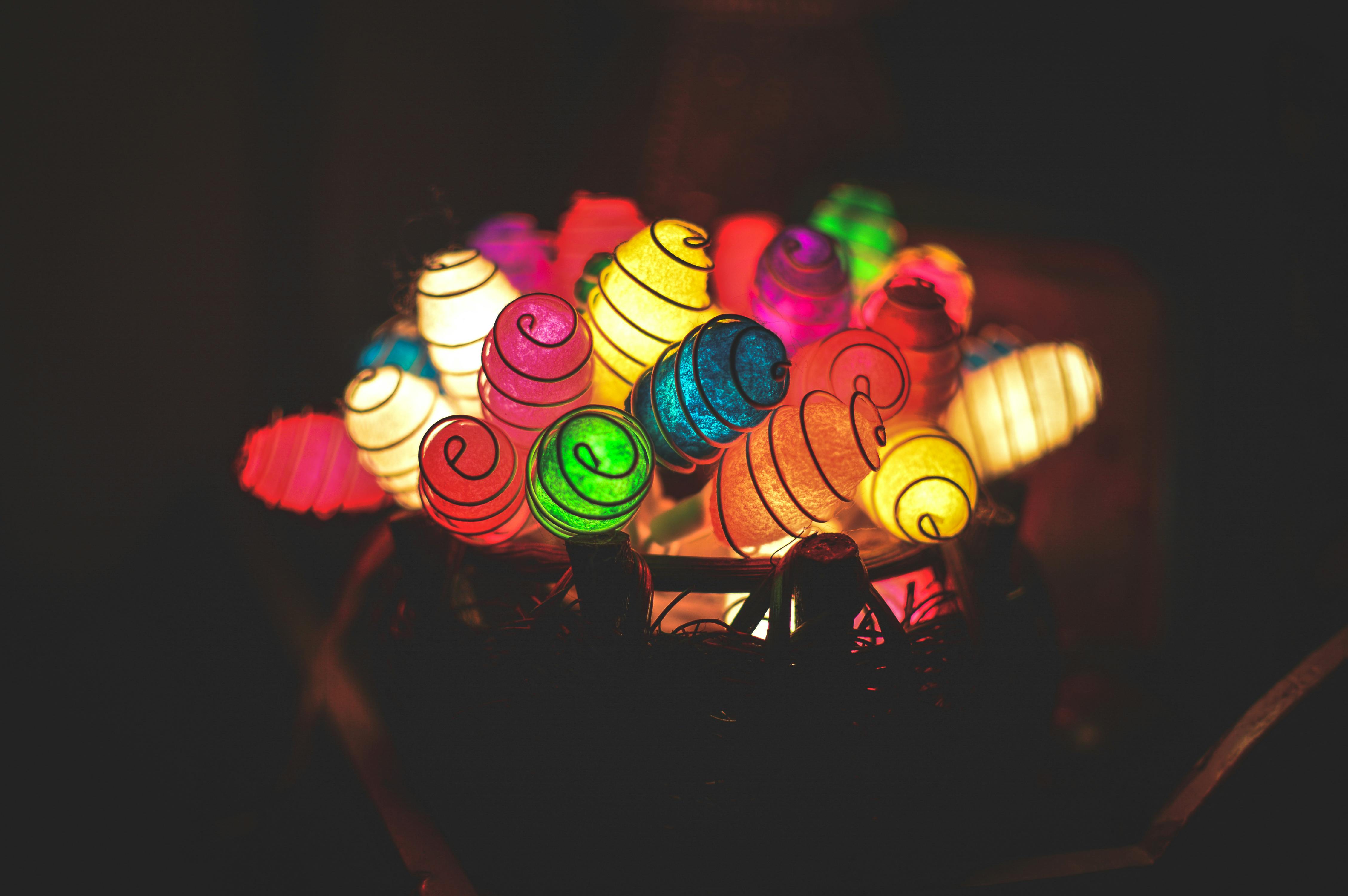 free stock photo of beautiful colors beautifulsky city dslr christmas lights