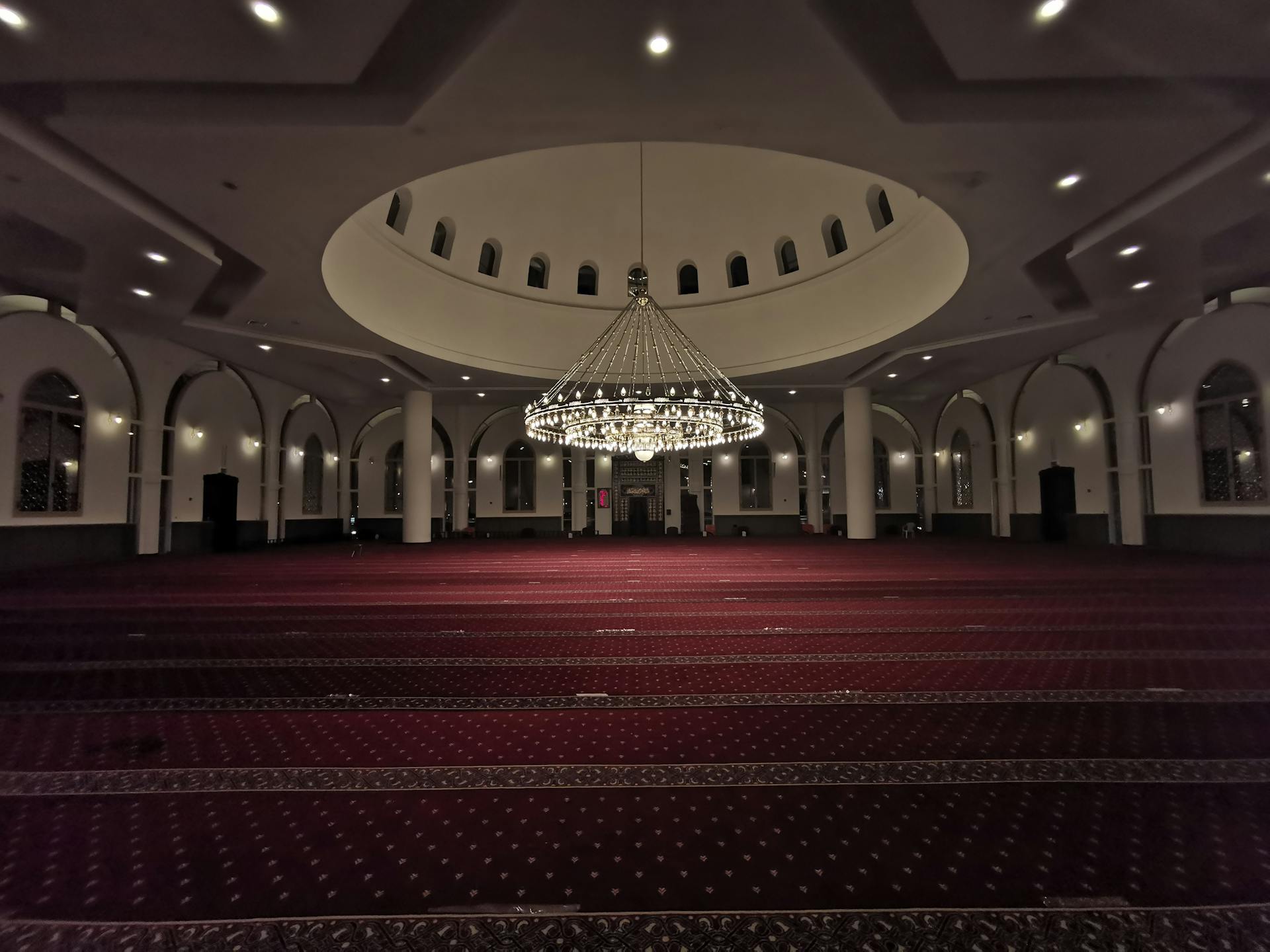Inside Photo of Madinah Airport Mosque