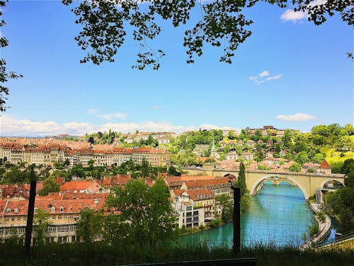 Free stock photo of bern, blue sky, colorful