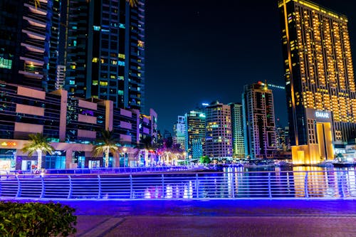 High-Rise Buildings at Night