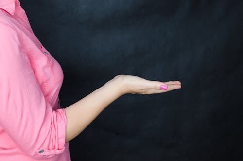 Free Woman Wearing Pink Dress Shirt Stock Photo