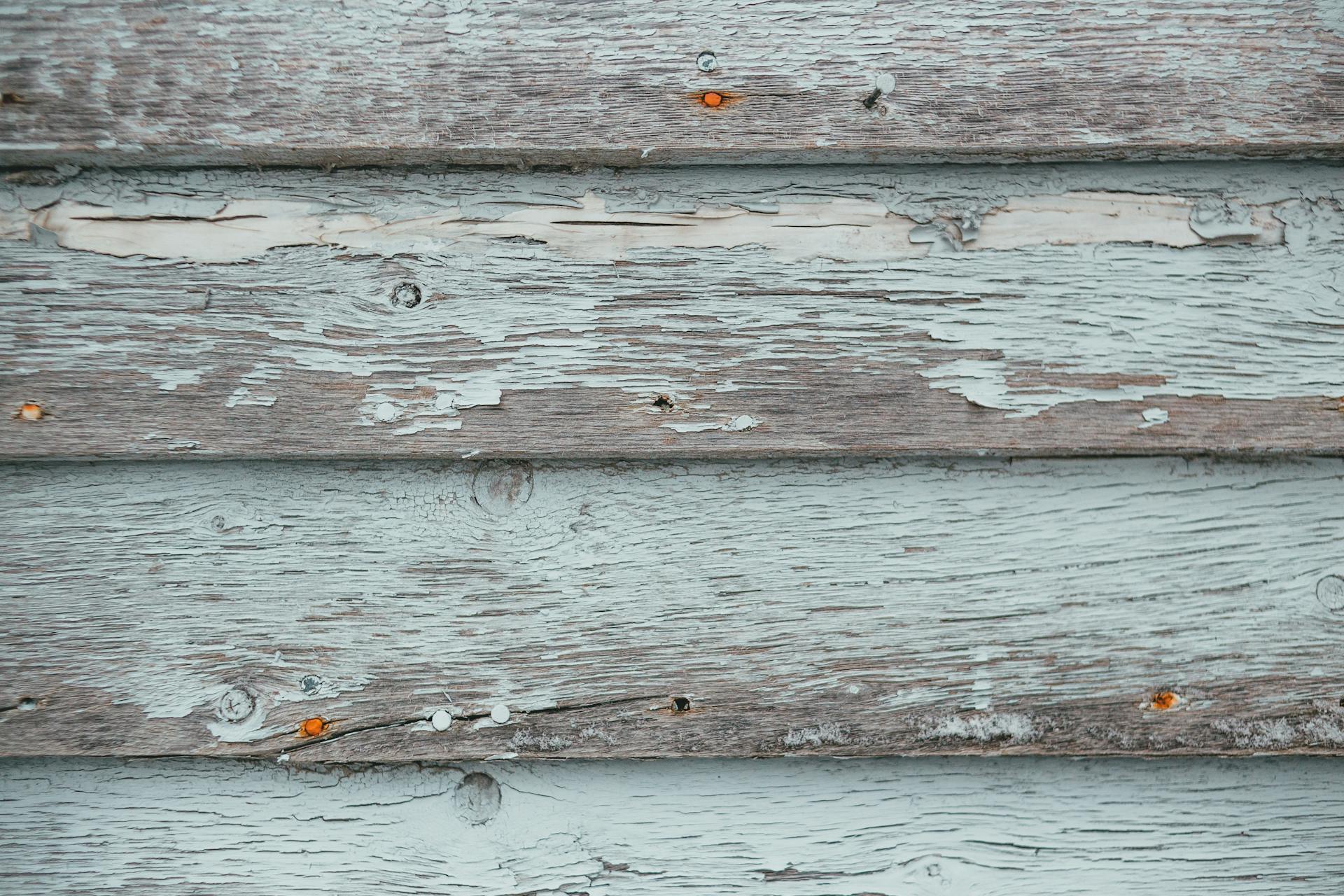 Wooden background with shabby boards