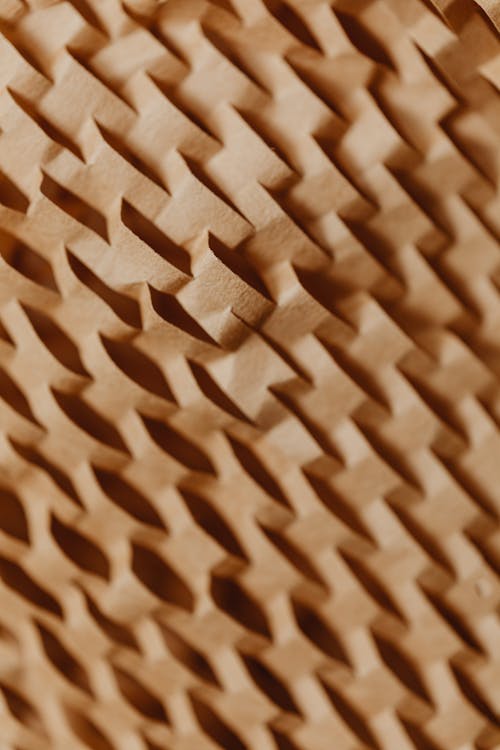 Close-Up Shot of Textured Brown Surface 