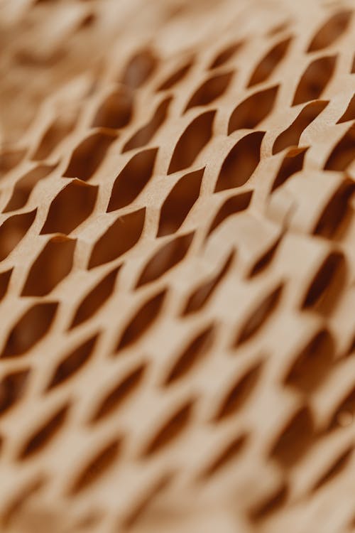 Close-up of a Paper Filling 