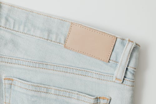 Close-Up Photograph of Denim Jeans