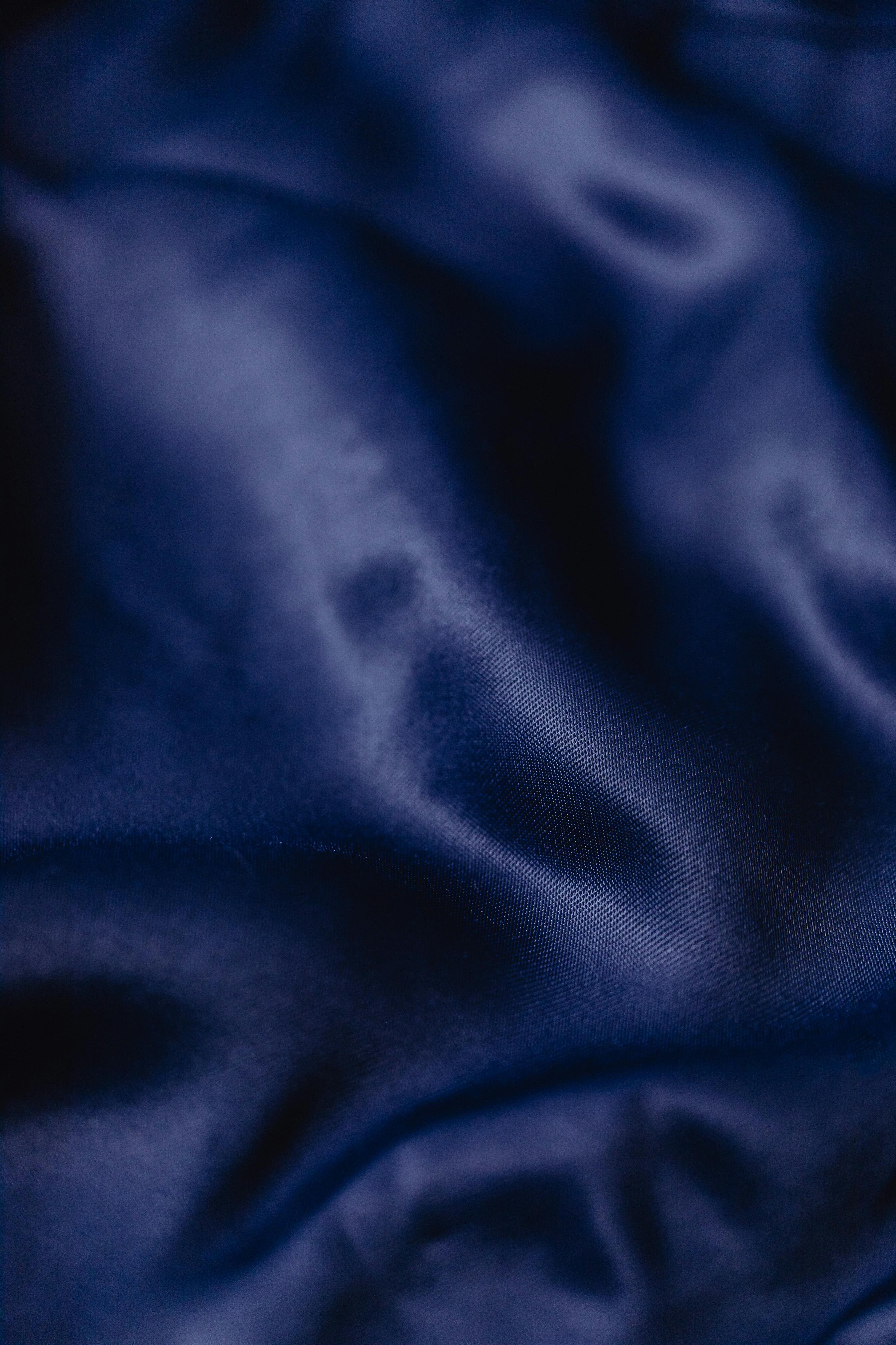 A Blue Satin Fabric · Free Stock Photo