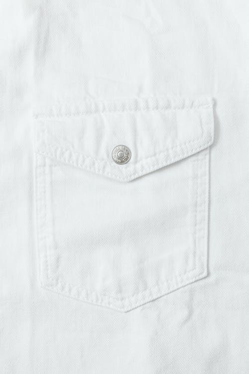 Fotos de stock gratuitas de algodón, blanco, bolsillo
