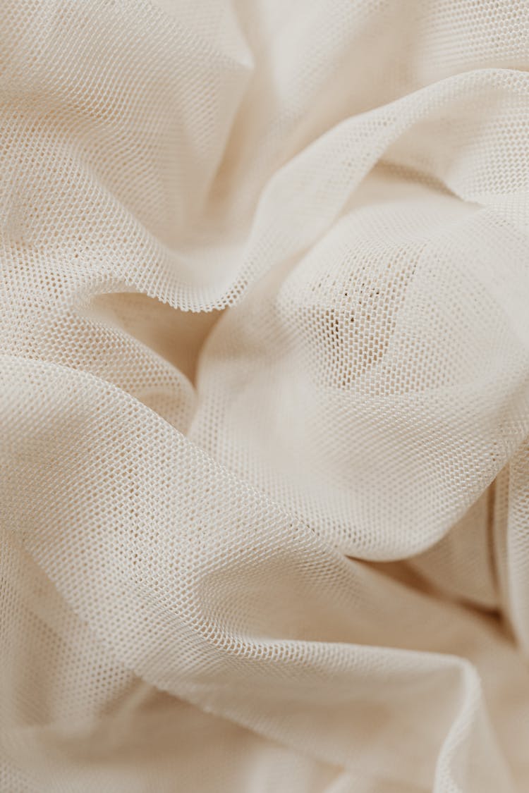 A White Sheer Fabric