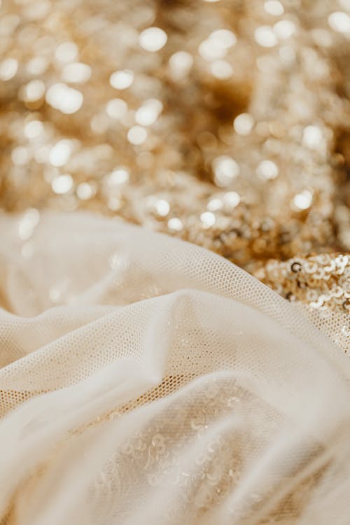 Close-Up Shot of a Sheer Fabric