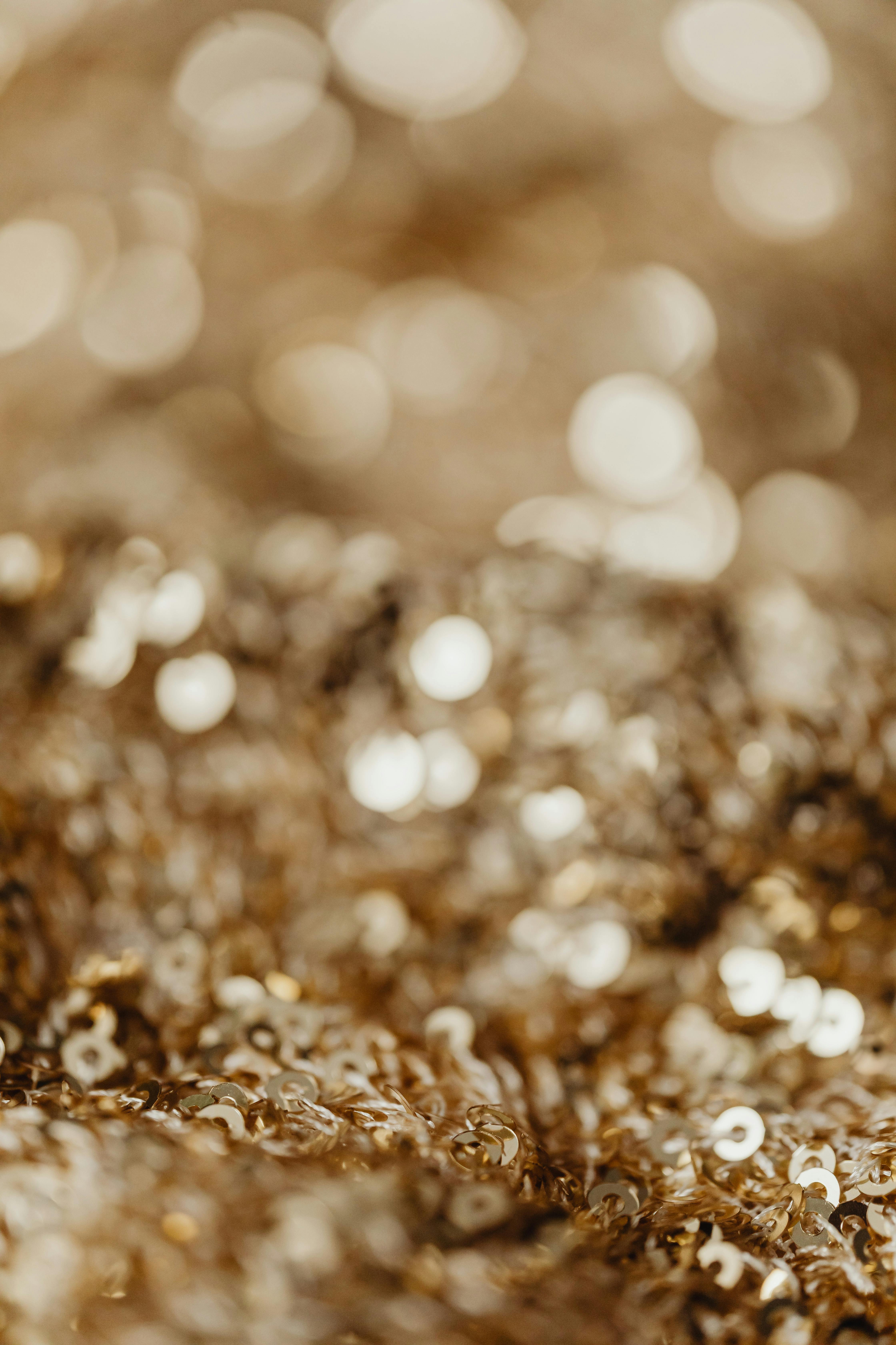 Close Up Of Many Shiny Gold Sequins Stock Photo, Picture and Royalty Free  Image. Image 19047878.