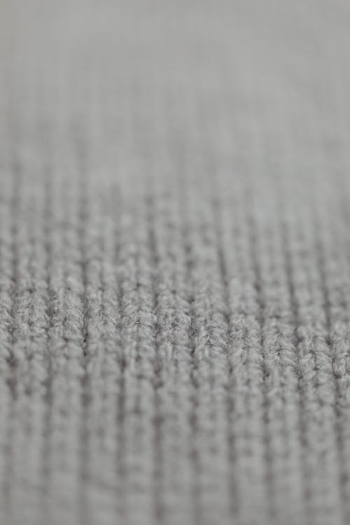 Close-Up Photograph of Gray Fabric