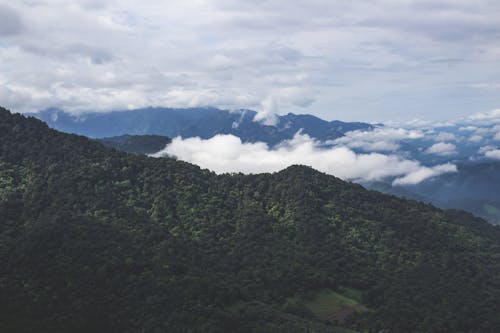 High Angle Photo Of Mountain Range