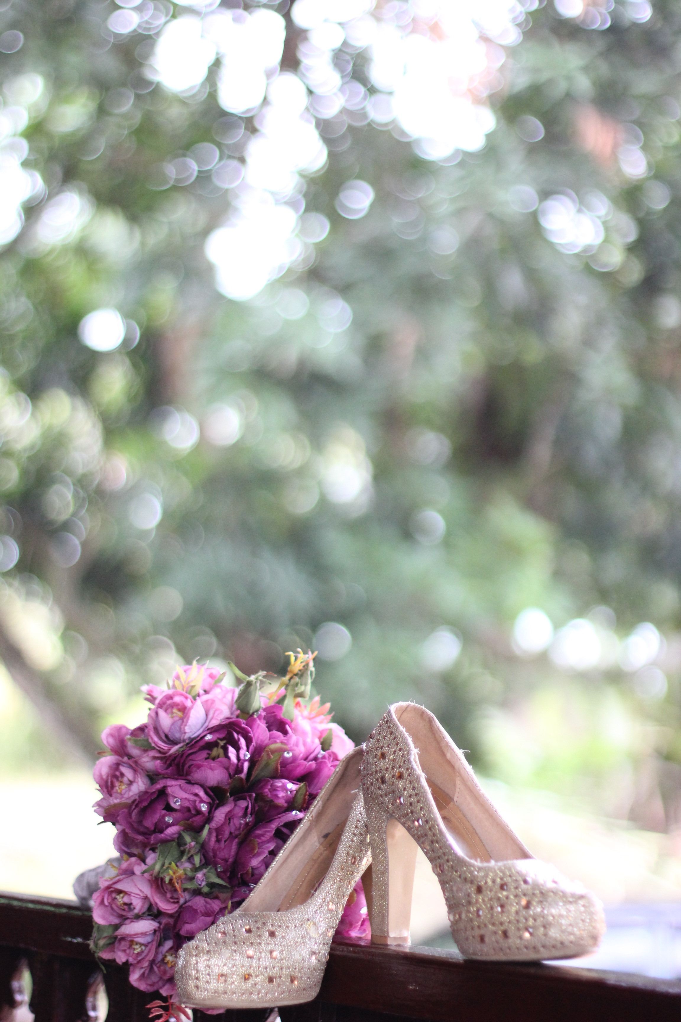 Purple heels Stock Photos \u0026 Images 