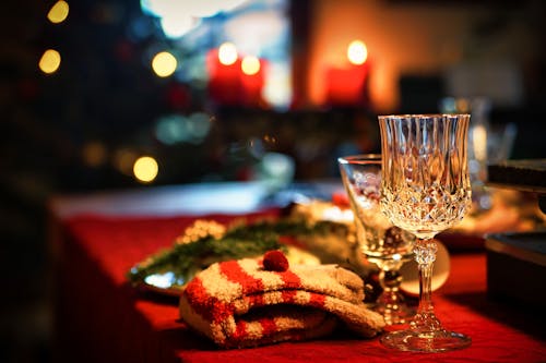 Selective Focus Photograph of Glasses on a Table