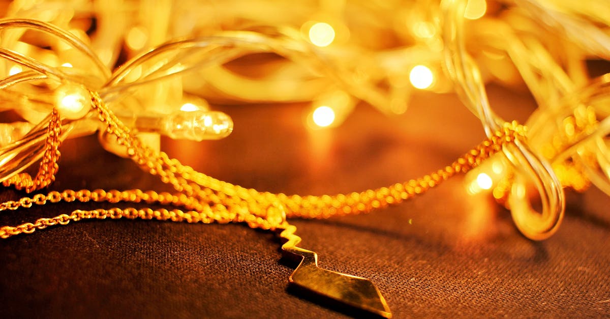 Free stock photo of bolt, lights, necklace