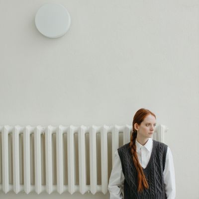 Black Knit Sweater Vest