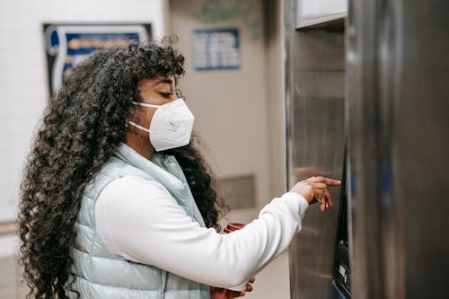 Woman Wearing Facemask 