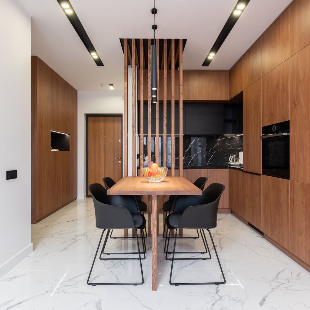 Kitchen Spraying in Nunhead — woodwork brushed to a crisp, smooth line