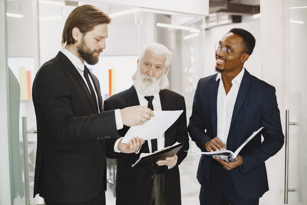 Modern business team