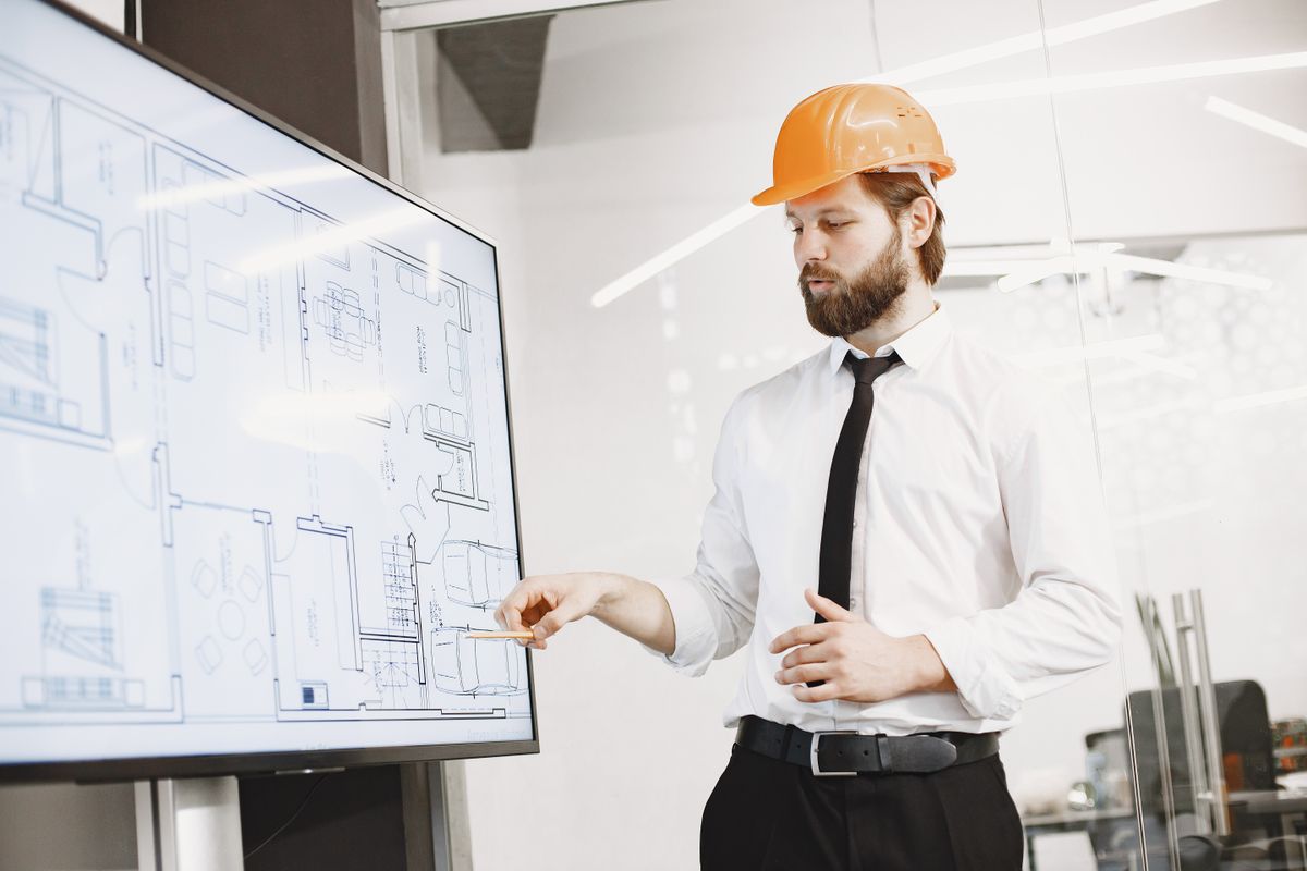 Building professionals reviewing plans for a BCA Performance Solution