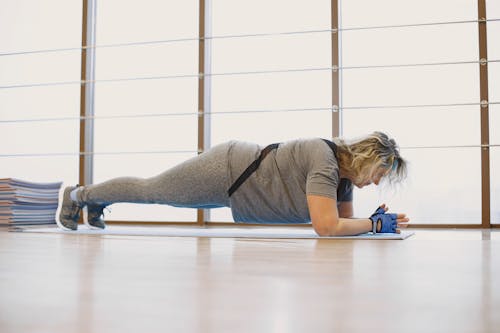 A Woman Doing Exercise