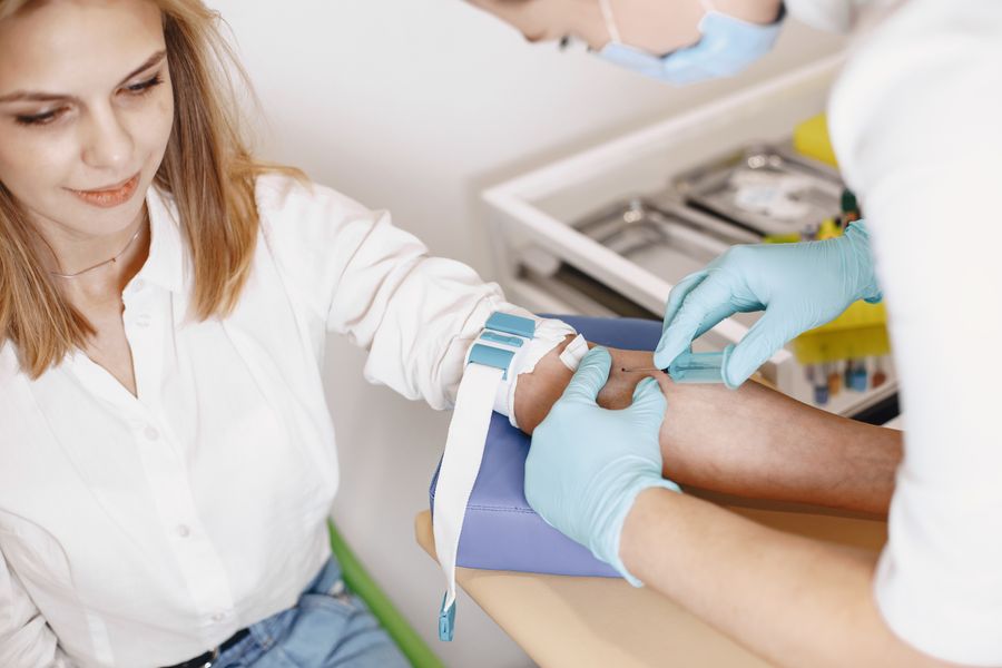 Blood sample screening