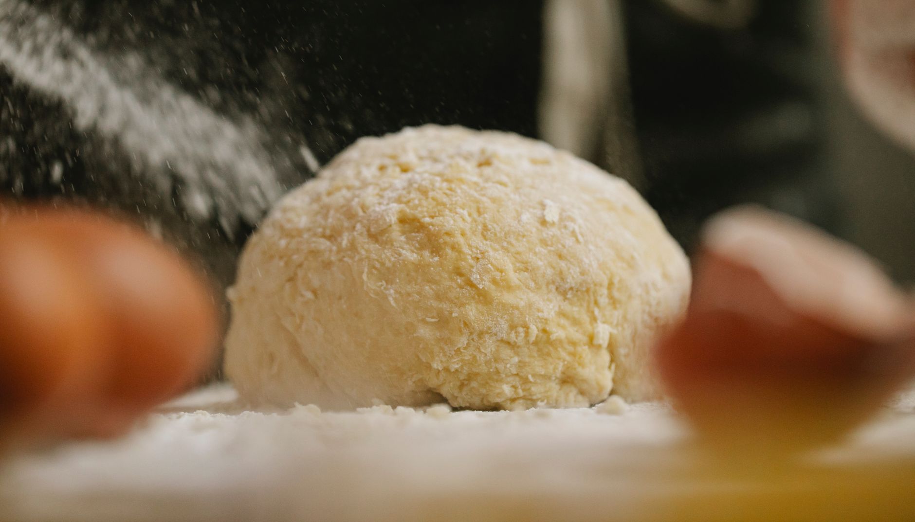 Ricotta filled sfogliatella pastry close-up