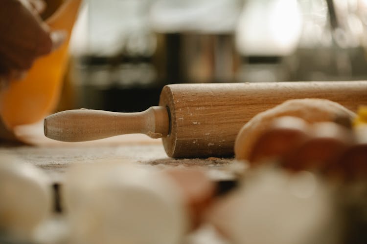 Crop Chef Preparing Dough In House Kitchen