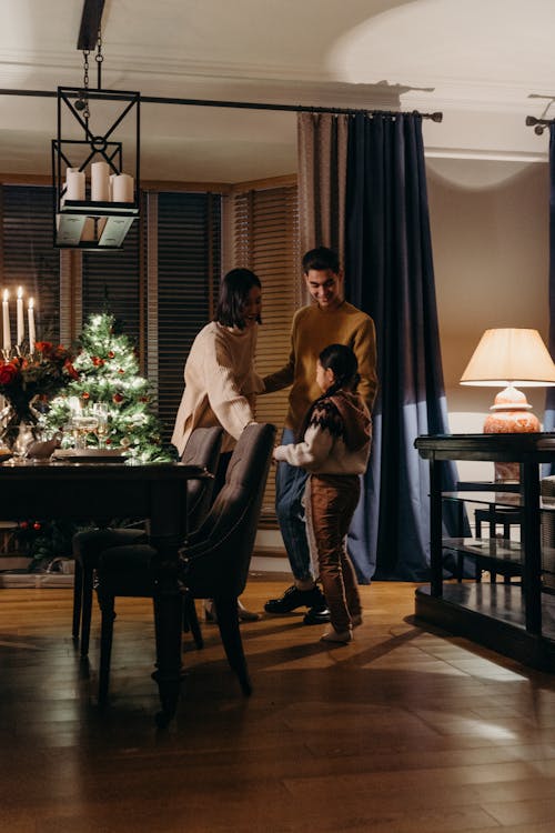 A Family Dancing Together 