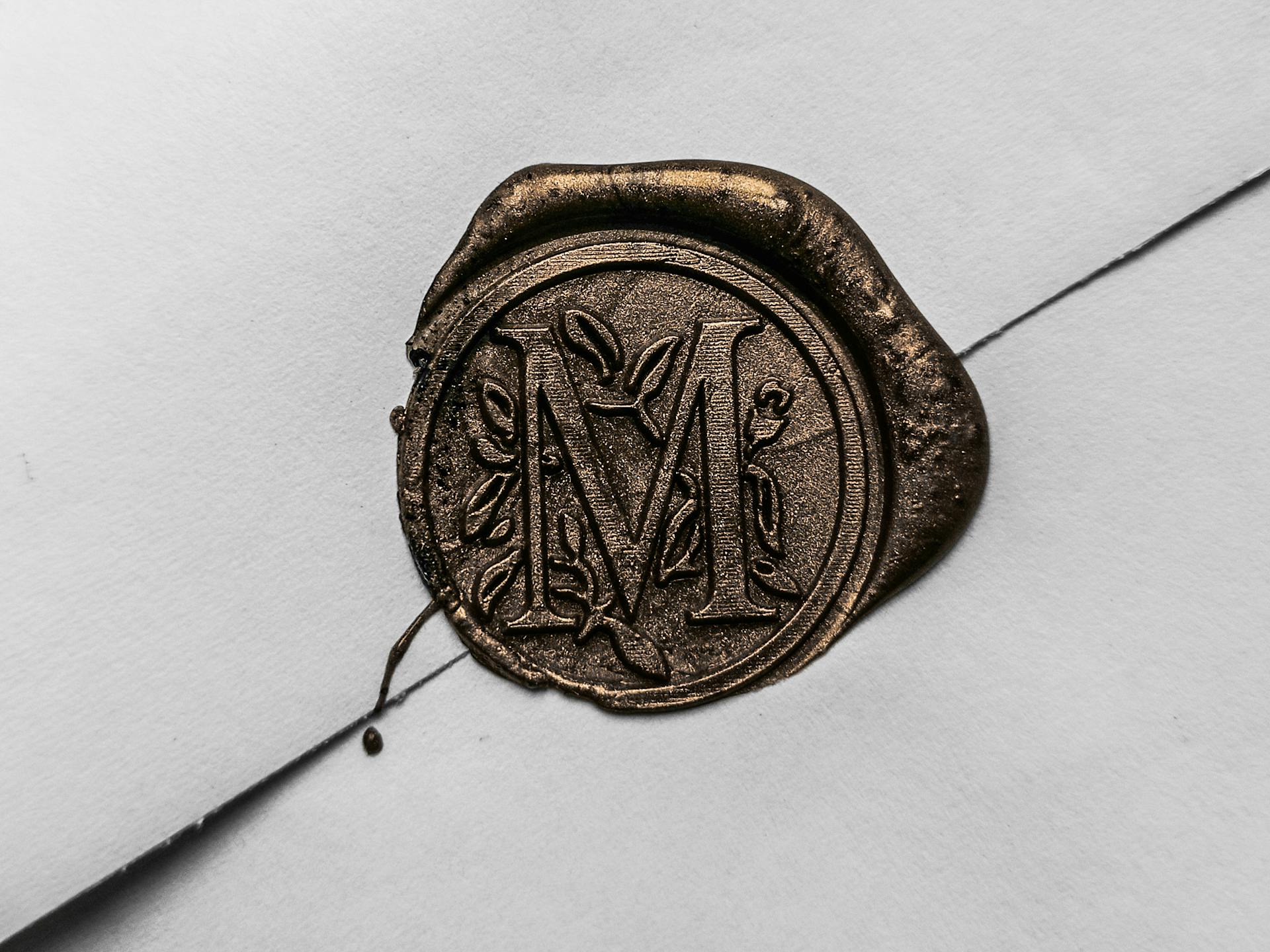 Wax Stamp on Letter