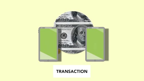 Isometric image of online money transfer via mobile phones on light background \