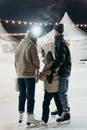 A Family Doing Ice Skating