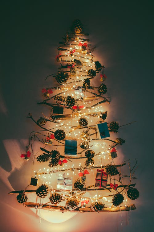 Kostnadsfri bild av dekoration, julgran, lyskraft