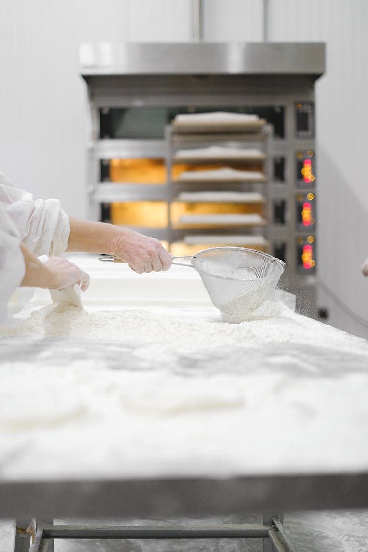 People Sifting Flour 