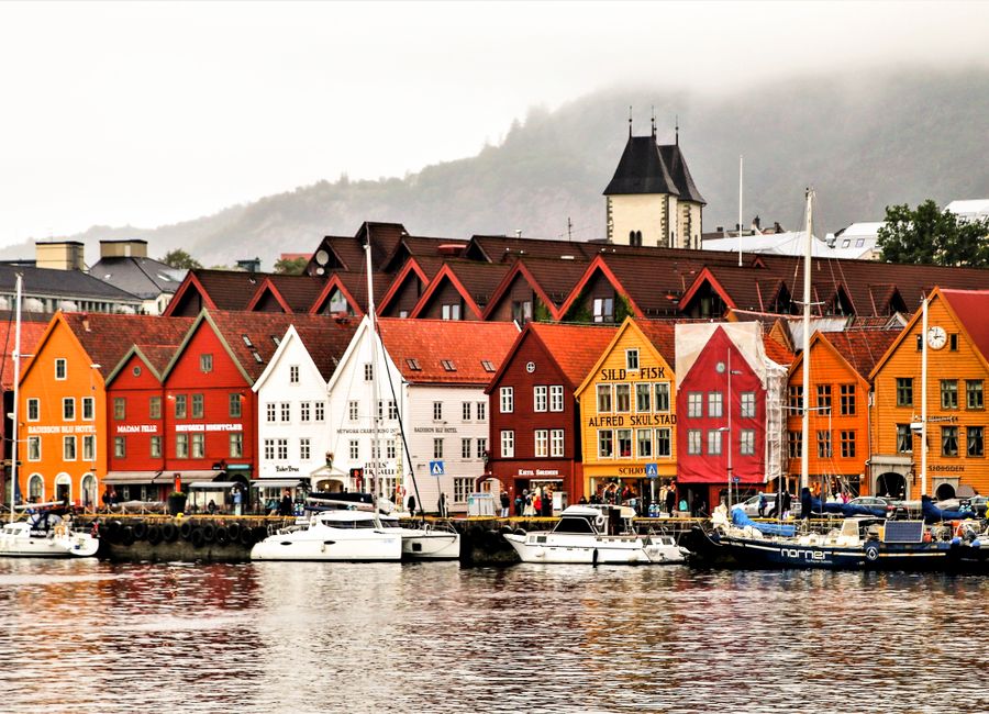Bergen, Norway — skyline and landmarks · stay connected with a Bergen eSIM from My Holiday SIM