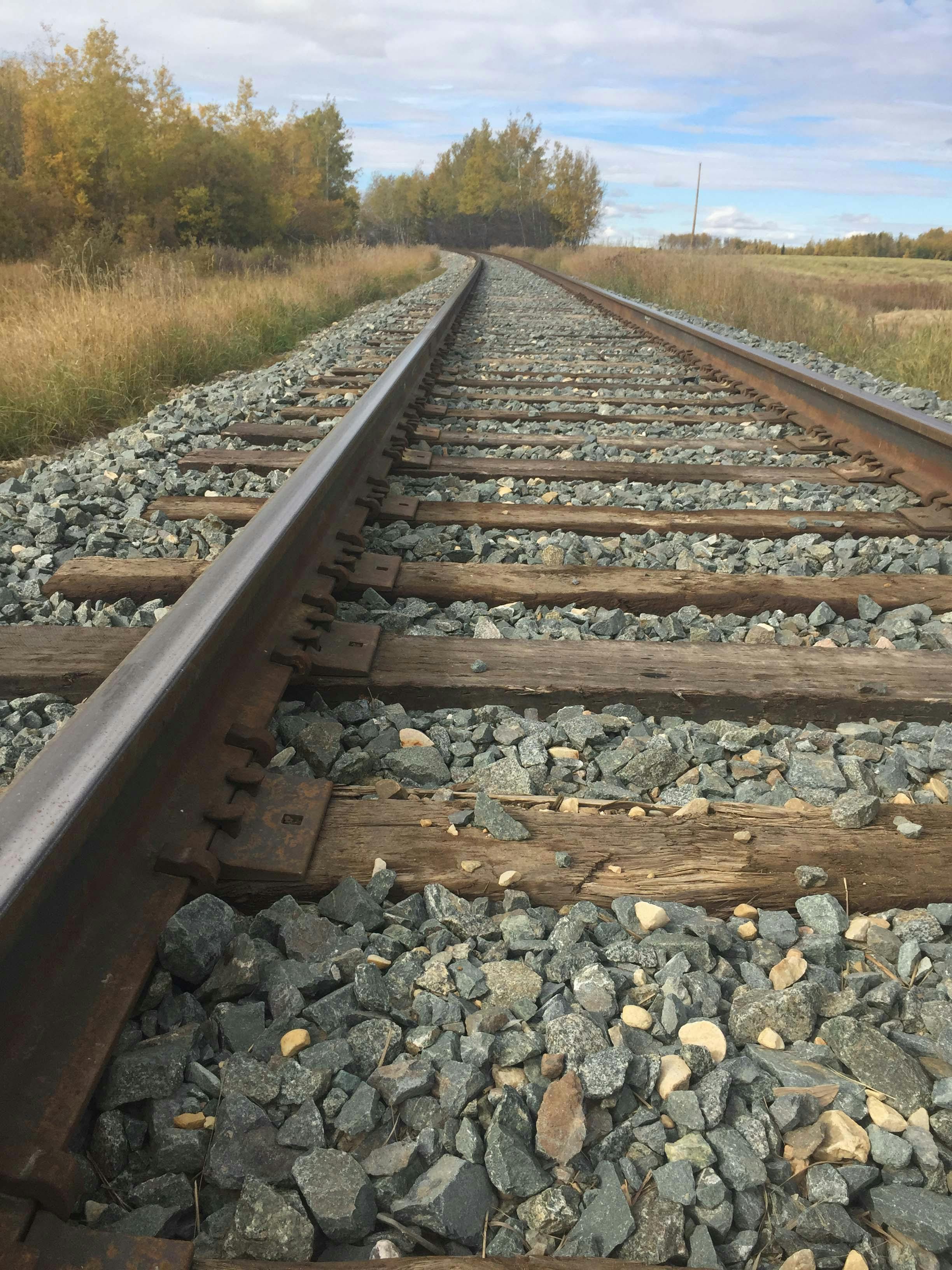 Free stock photo of clouds, photograph, railroad tracks